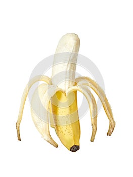 Peeled banana