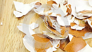 Peeled Boiled Egg on White Background