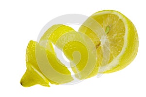 Peeled lemon