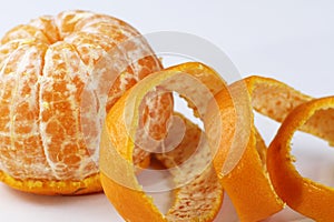 Peeled orange