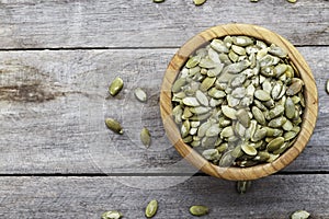 Peeled pumpkin seeds