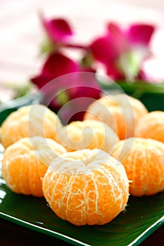 Peeled satsumas