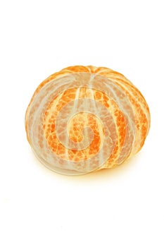 Peeled tangerine.