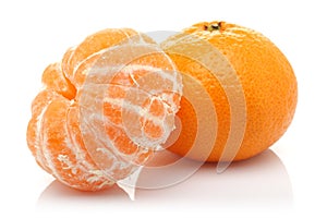 Peeled Tangerine and Tangerine