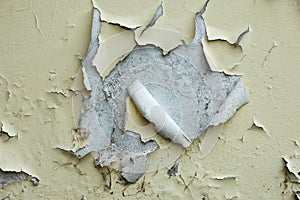 Peeling paint