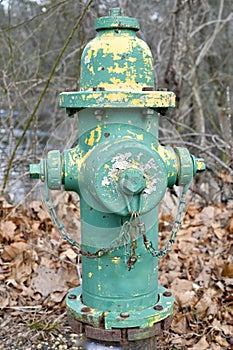 Peeling Paint Fire Hydrant