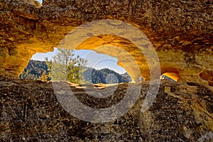 The Peep Holes along the Telephone Trail Sedona AZ