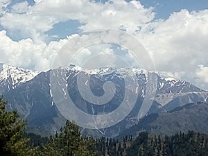 Peer panjal mountain view with punch velley 