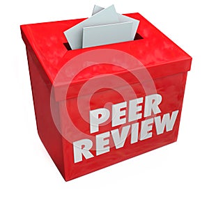 Peer Review Evaluation Comments Feedback Collection Box