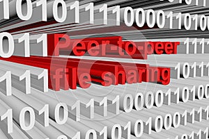 Peer-to-peer file sharing