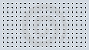 Peg board perforated texture.
