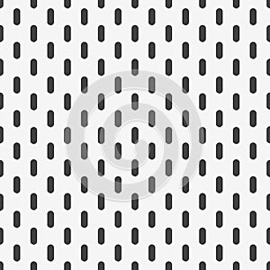 Peg board perforated texture background material with oval holes seamless pattern board vector illustration.
