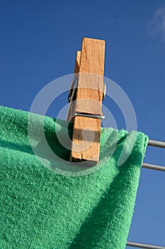 Peg on a Clothes Line