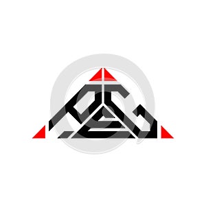 PEG letter logo creative design with vector graphic, PEG