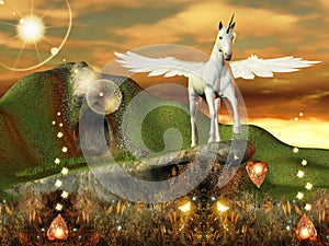 Pegasus in an enchanted world