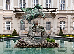 Pegasus Fountain, Mirabell Gardens, Salzburg photo