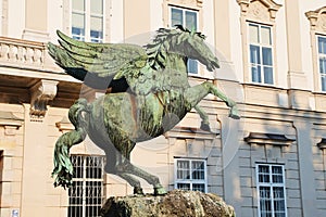 Pegasus fountain in Mirabell palace, Salzburg, Austria