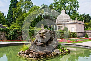 The Pegasus Fountain Mirabellgarten Salzburg Austria