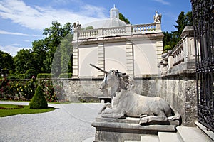 Pegasus in Salzburg gardens