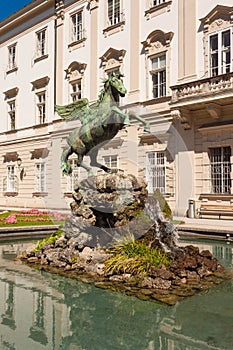 Pegasus sculpture in Mirabell Gardens, Salzburg