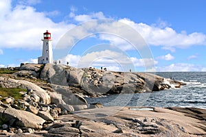 Peggy's Cove lighthouse, Nova Scotia