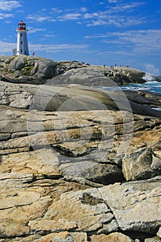 Peggy's cove lighthouse vertical