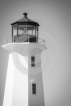 Peggy's Cove lighthouse (black/white)