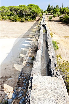 Pegoes Aqueduct, Estremadura, Portugal photo