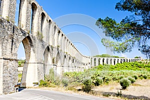 Pegoes Aqueduct, Estremadura, Portugal photo