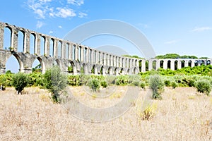 Pegoes Aqueduct, Estremadura, Portugal photo