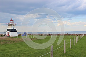 PEI Lighthouse overlooking the Atlantic Ocean