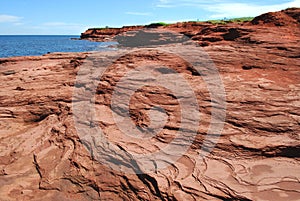 PEI red rocks