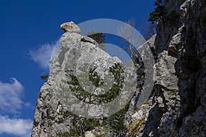 Peilstein rock climbing area in Austria