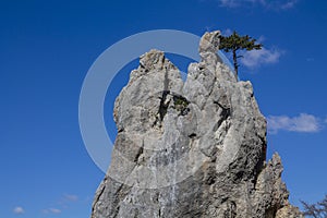 Peilstein rock climbing area in Austria