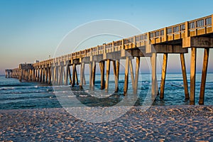 Peir at Panama City Beach, Florida at Sunrise photo