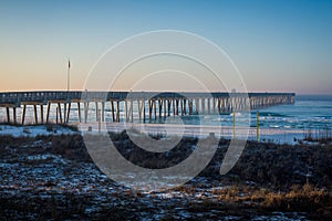 Peir at Panama City Beach, Florida at Sunrise photo