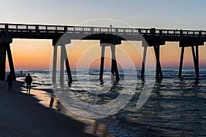 Peir at Panama City Beach, Florida at Sunrise photo