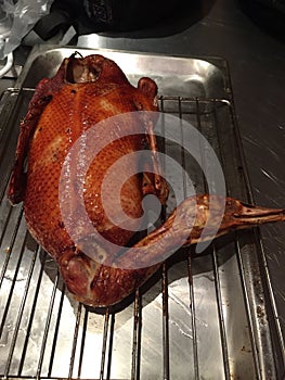 Peking Duck Dish being prepared