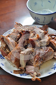 Peking Duck meat slice