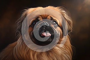 Pekingese (Generative AI)