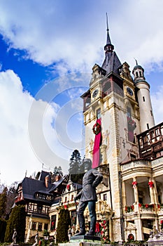 Peles Castle - Christmas decorations, Sinaia, Romania