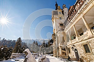 Peles castle in Romania.