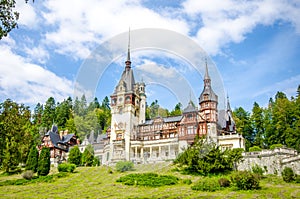 Peles Castle in Romania, Europe