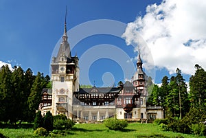 Peles Castle in Sinaia, Romania