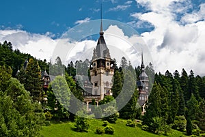 PELES CASTLE IN SINAIA, ROMANIA