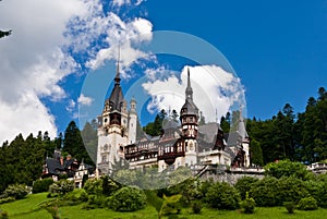 PELES CASTLE IN SINAIA, ROMANIA