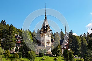 Peles Castle in Sinaia, Romania