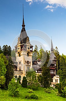 Peles Castle in Sinaia, Romania