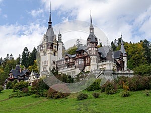 Peles Castle in Sinaia, Romania