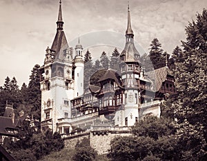 Pelesh castle. Romania